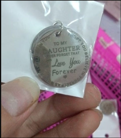 Stainless Steel Keychain Tag 30mm With Letters 21dc54a8 5315 46b7 9899 799975d95f27