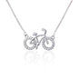 Bicycle Series Pendant Jewelry Female Inlaid Zirconium Copper Plating Necklace 22045e00 d6d0 401e ab1b ed50b4bc3dc7 e19f7ca6 