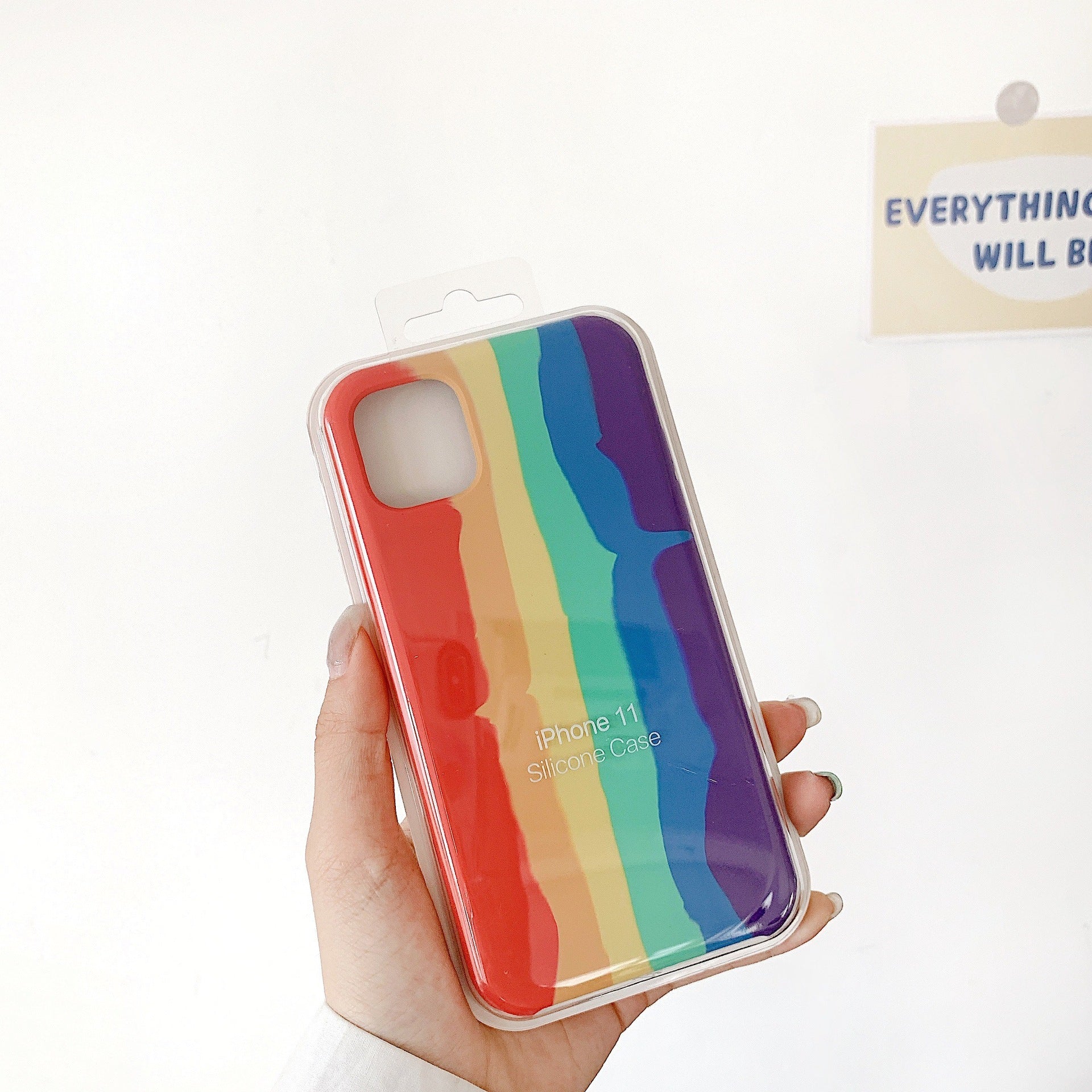 Creative Rainbow Liquid Silicone Phone Case 2204875974895