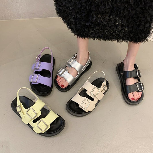 Women's Summer Outdoor Soft-soled Double-strap Platform Sandals 2204c659 19cc 4496 bf05 9e711ca2dc0e