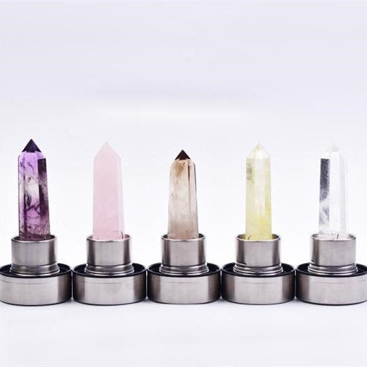 Natural hexagonal crystal column energy glass creative water cup spa tea cup water cup crystal column magic wand 220543958846
