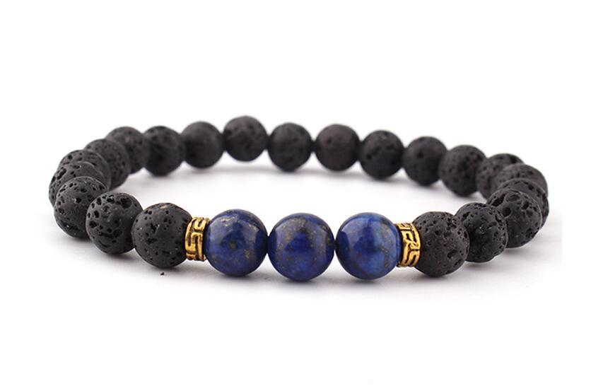 Colorful Bracelet Seven Chakra Energy Yoga Beads Gold Hand Bracelets 220581104106