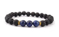 Colorful Bracelet Seven Chakra Energy Yoga Beads Gold Hand Bracelets 220581104106