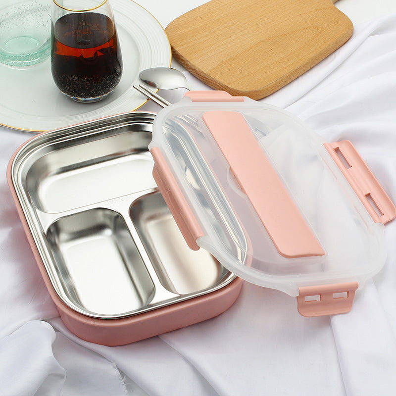 Stainless steel student lunch box 2206534003558