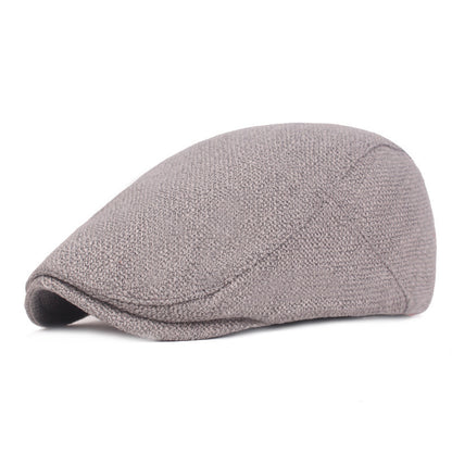 Outdoor Tourism Monochrome Cotton And Linen Berets 2206956713098