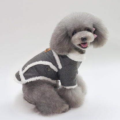 Dog Clothes Winter Pet Dog French Bulldog Jacket Thick Warm Dog Coat 2207468895640