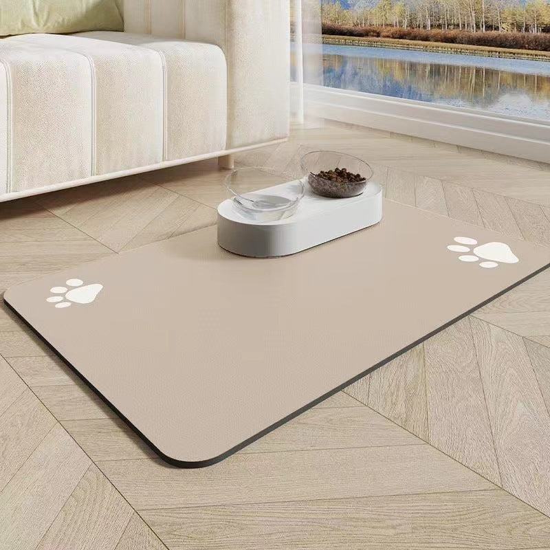 Pet Diatom Ooze Floor Mat Dogs And Cats Eating Mat Spill-proof Waterproof Quick-drying Placemat 220e384f 8a14 475f 9c66 b5409