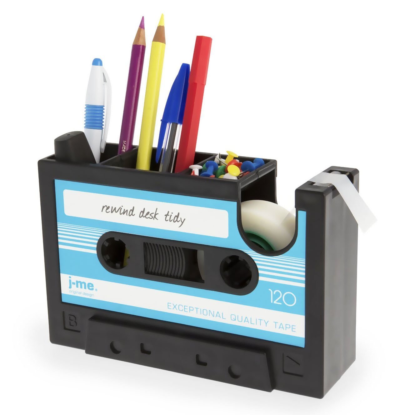 Cassette Tape Dispenser Pen Holder Vase Pencil Pot - 图片 7