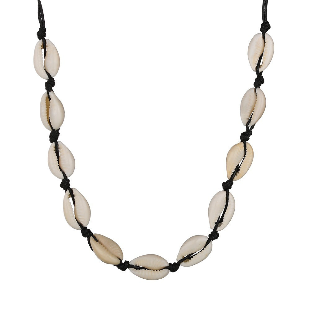 Handmade shell short clavicle necklace 2229267602115