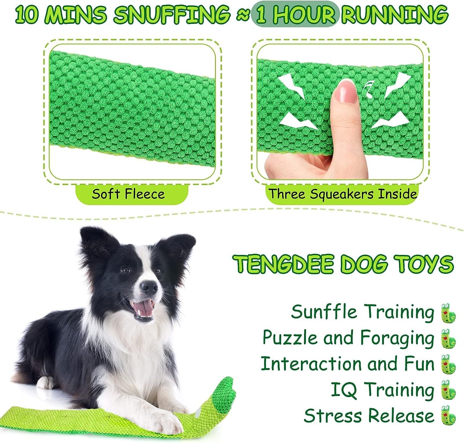 Squeak Dog Toys Stress Release Game For Boredom Dog Puzzle Toy IQ Training Snuffle Toys Foraging Instinct Training Suitable F