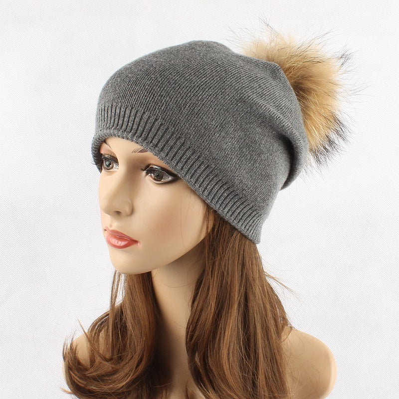 Fur Pompom Hats 2233541575834