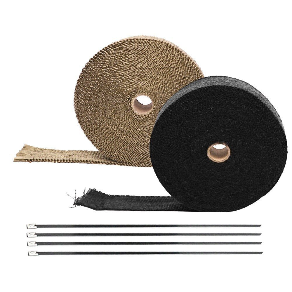 Motorcycle exhaust pipe insulation belt 2243673077417