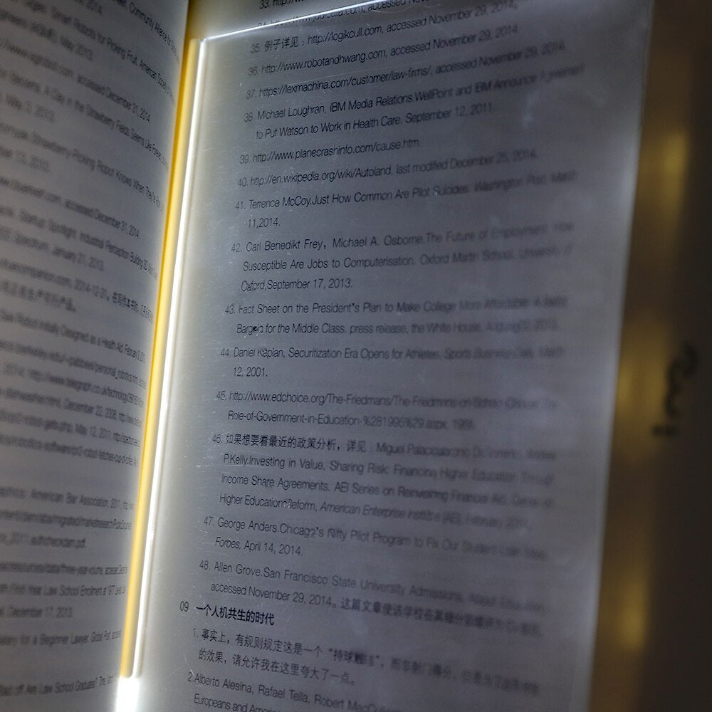 Dimmable LED Panel Book Reading Lamp Eye Protection Learning Book Lamp Acrylic Resin For Night Reading 2244050281830