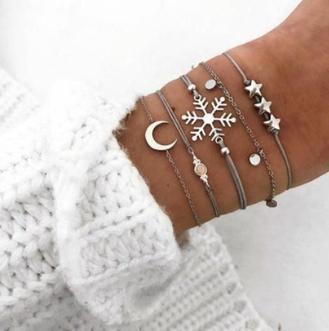 Bohemian Bracelets & Bangles Set Vintage Bead Boho Charm Bracelet For Women Jewelry Accessories Pulseras Mujer Bijoux Femme 2