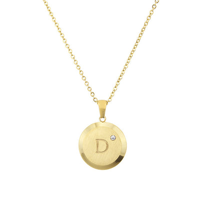 New Jewelry 26 Letter Necklace Diamond Pendant 225dccbc f26c 4dea 9b27 6111da50f31d