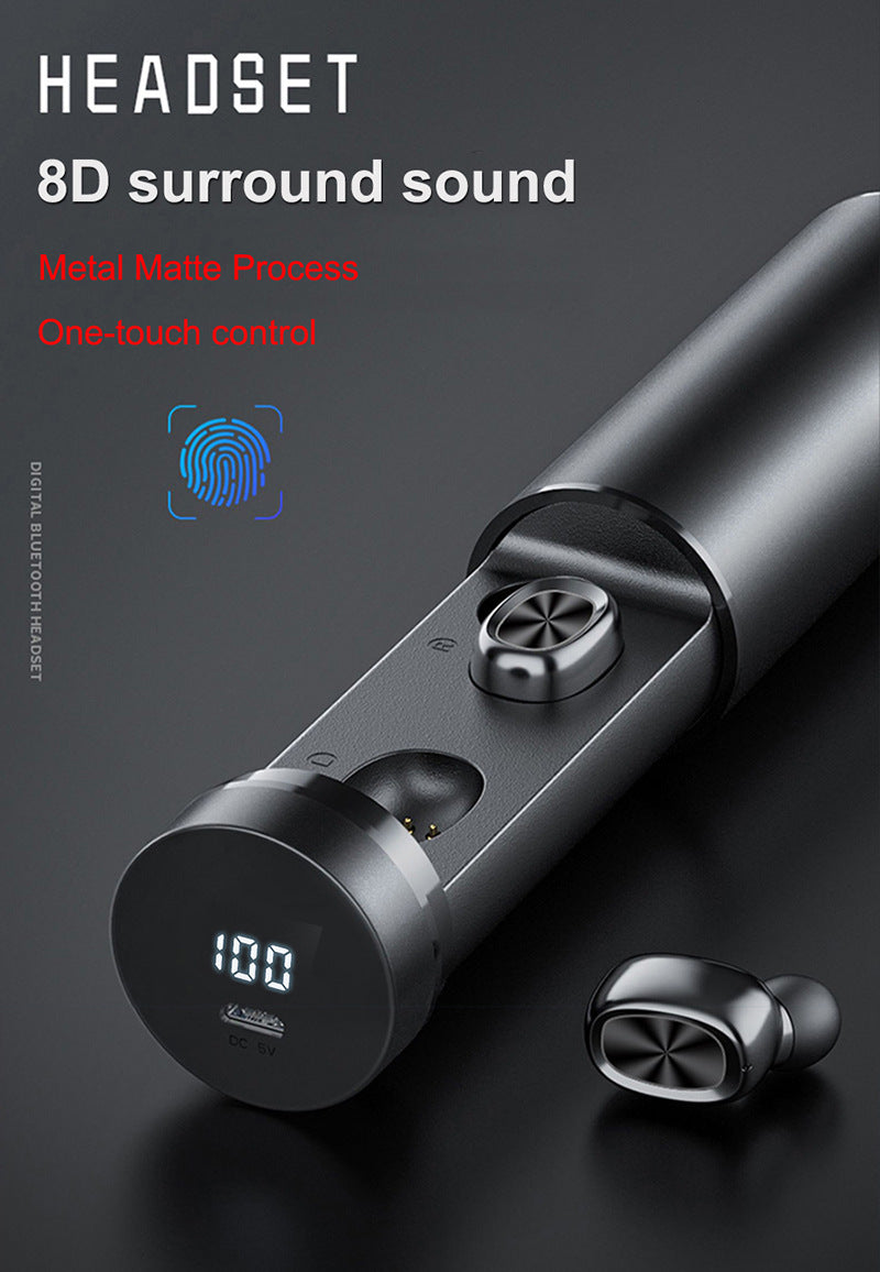 Bluetooth Earphone 5.0 Wireless 8D HIFI Sport MIC Earbuds Gaming Music Headset 2261077374369
