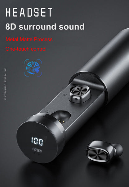 Bluetooth Earphone 5.0 Wireless 8D HIFI Sport MIC Earbuds Gaming Music Headset 2261077374369