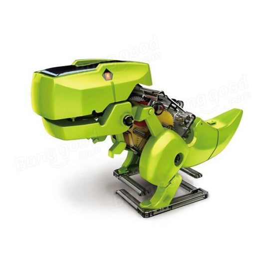 High Tech DIY 4in1 Transforming Solar Powered DinoRobot 2261496883452