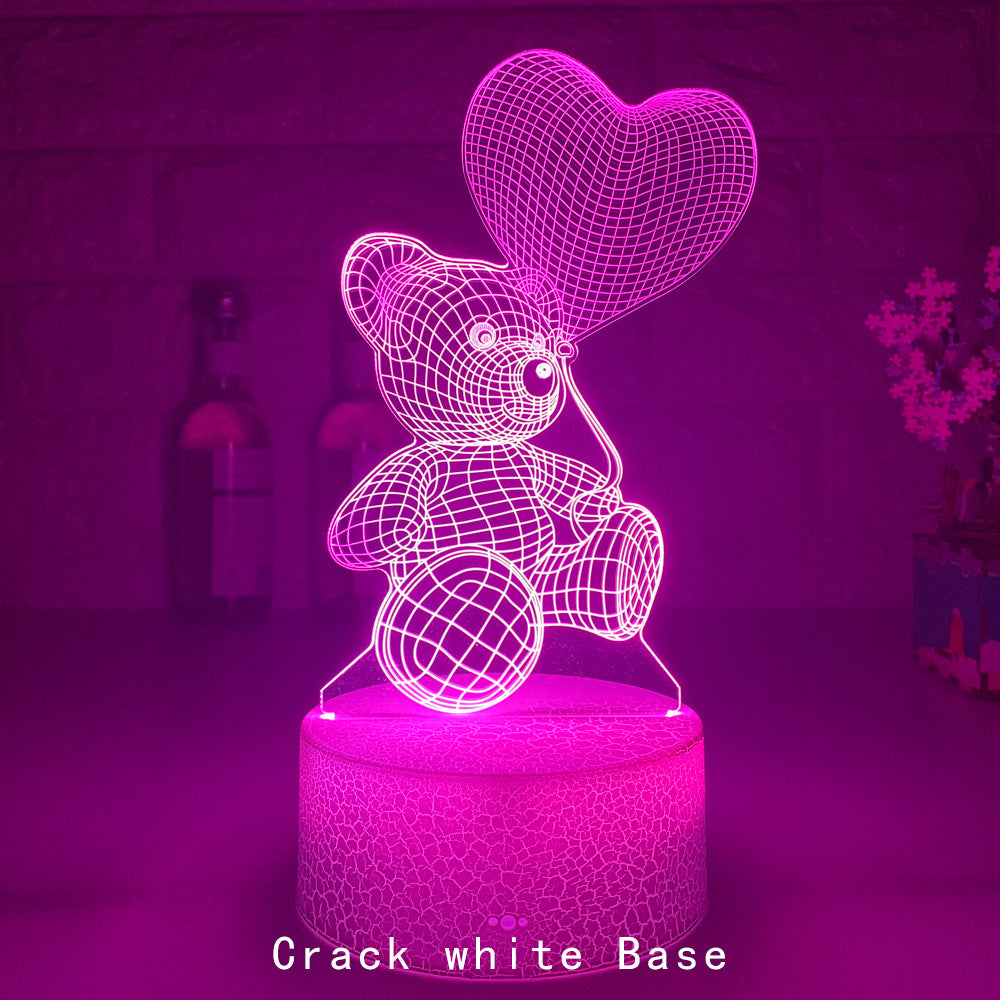 3D Lamp Acrylic USB LED Night Lights Neon Sign Lamp Xmas Christmas Decorations For Home Bedroom Birthday Decor Valentines Day Gifts - HD Wireless Product #9
