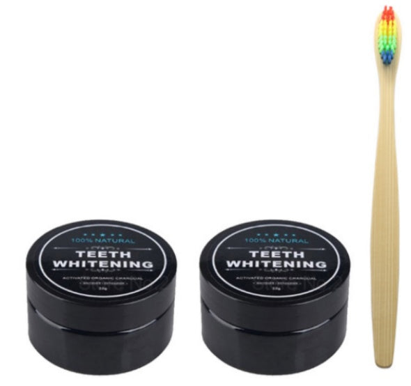 Charcoal Teeth Whitening Powder Activated Coconut Charcoal Teeth Whitening Charcoal Powder Oral Hygiene 2269109677426
