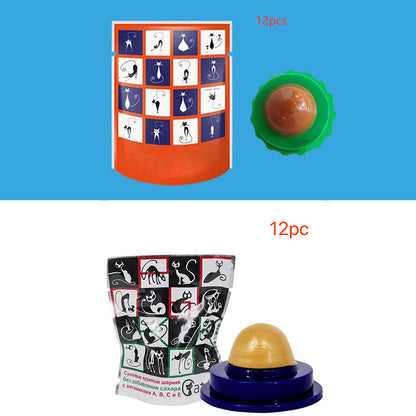Pet Cat Sugar Energy Ball Lick Toys Catnip 226939433224