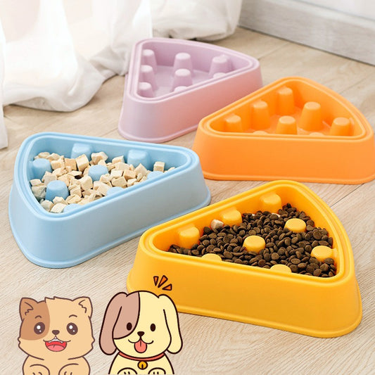 Pet Cat Dog Bowl Cartoon Pizza Single Bowl Slow Food 227141aa 2f8f 47c2 a62e 21de0a36a62c