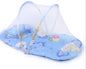 Portable Foldable Baby Kids Infant Bed Dot Zipper Mosquito Net Tent Sleeping Cushion 22746119257003