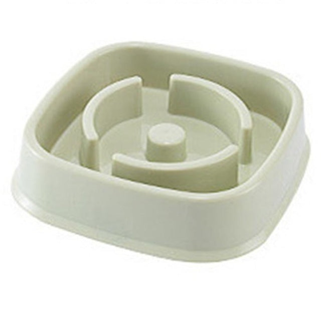 Plastic Pet Dogs And Cats Choke Prevention Slow Food Bowl 228005079551