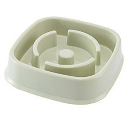 Plastic Pet Dogs And Cats Choke Prevention Slow Food Bowl 228005079551