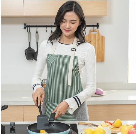 Women Aprons Waterproof Adjustable Neck Strap Absorbent Cooking Gardening BBQ Baking Sleeveless Kitchen Apron with Pocket 228