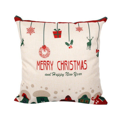 Christmas Hot-selling Home Sofa Office Creative Linen Pillowcase 2286635470272