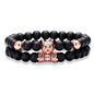 Fashion charm zircon wolf head bracelet jewelry 2287575078264