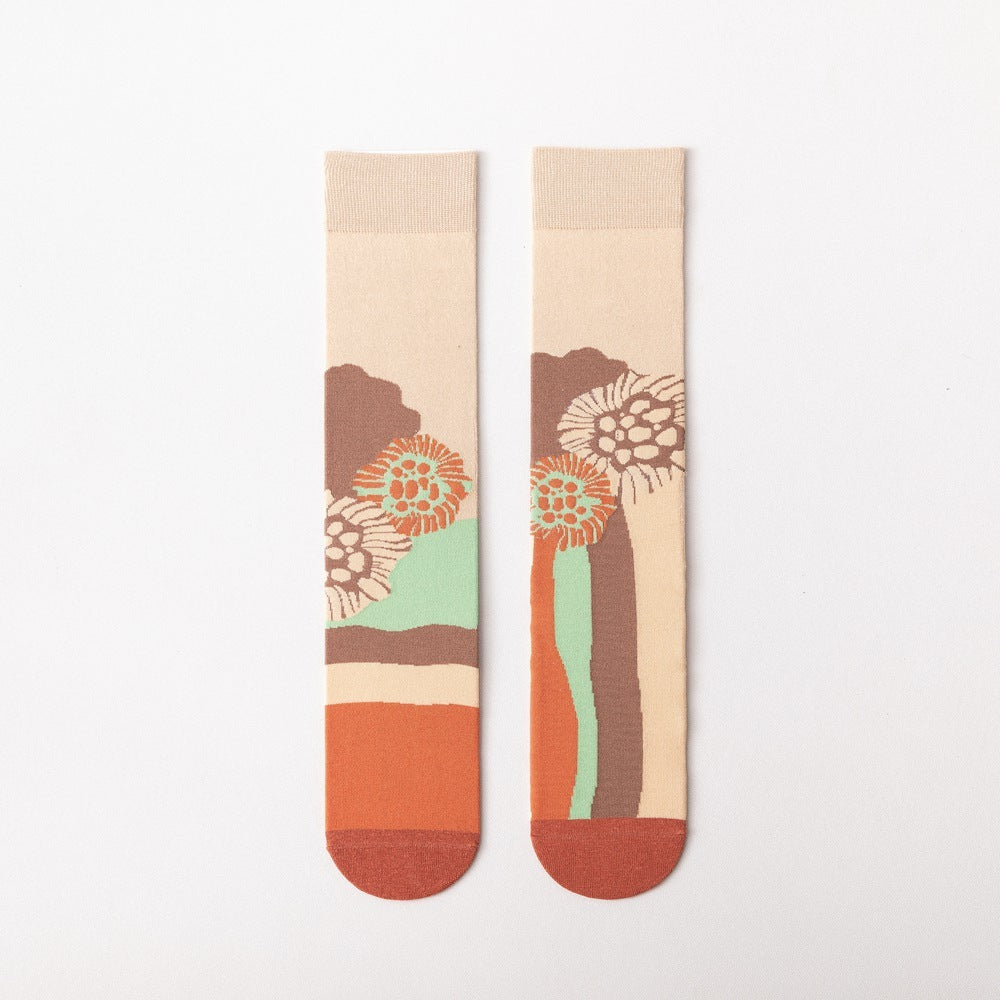 Pile socks AB asymmetric socks 2293875594087