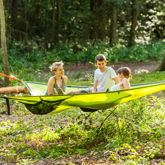 Multi-Person Hammock Three Point Design Portable Hammock Multi-functional Triangle Aerial Mat 2294f200 a06d 4f3e 9735 336de4a