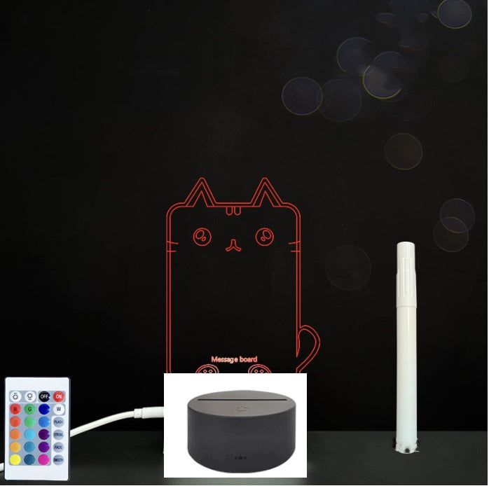 3D Acrylic Board Handwriting Message Board LED Light - HD Wireless Product #47