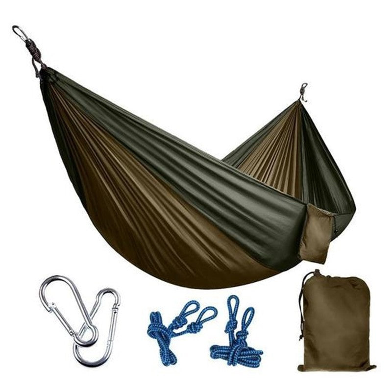 Backpacking Hammock - Portable Nylon Parachute Outdoor Double Hammock 22961703074356