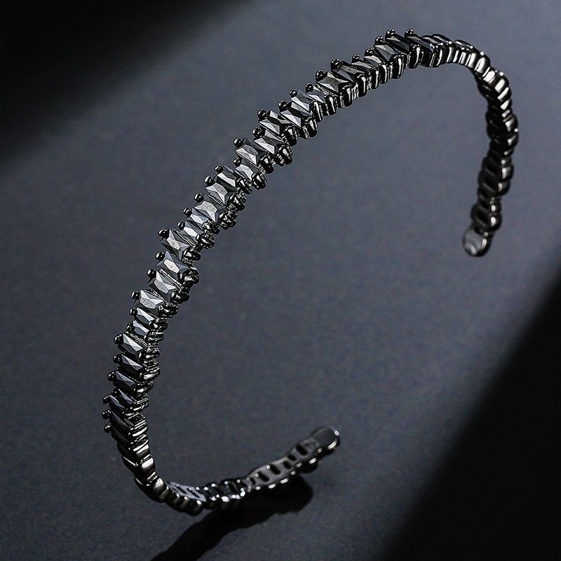 European and American bracelets light luxury micro-inlaid zircon bracelet ladies simple hand jewelry fashion bracelet 2296610