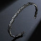 European and American bracelets light luxury micro-inlaid zircon bracelet ladies simple hand jewelry fashion bracelet 2296610