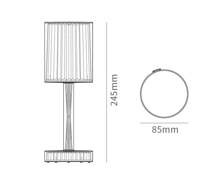 Diamond Crystal Lamp Bedroom Bedside Ambience Light Quiet Bar Table Atmosphere Light 229fb712 ece6 451e 8662 fc202677f882