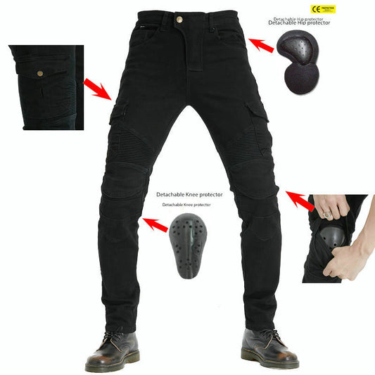 Army Green Tooling Multi-Pocket Motorcycle Stretch Anti-Fall Riding Pants 22d5474b f031 4220 82be 0794d46e657b