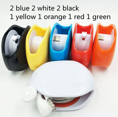 Automatic Earphone Retractor Reel-type Push-type Telescopic Multi-function Data Storage Box Winder - 图片 8