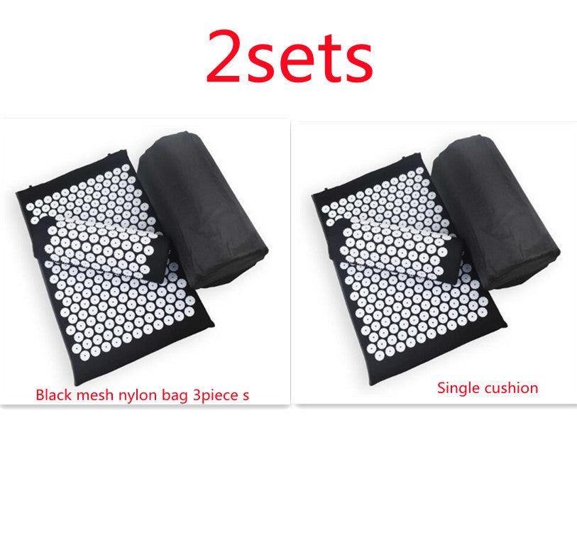 Round Buckle 27 NeedlesAcupuncture Mat, Yoga Mat, Massage Mat 3-Piece Set 22e99be6 de02 4e03 829c 7ae151e6fb4e