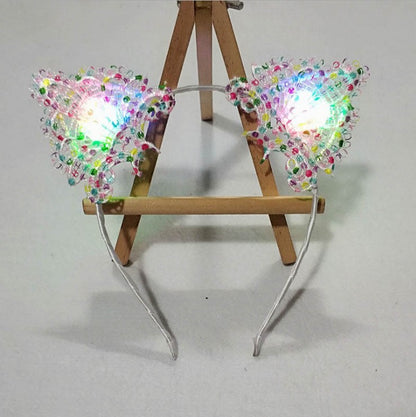 Glowing Hair Accessories Flashing Lights Cat Ears Headband 22f63b76 8382 4a89 820a cf521281252e