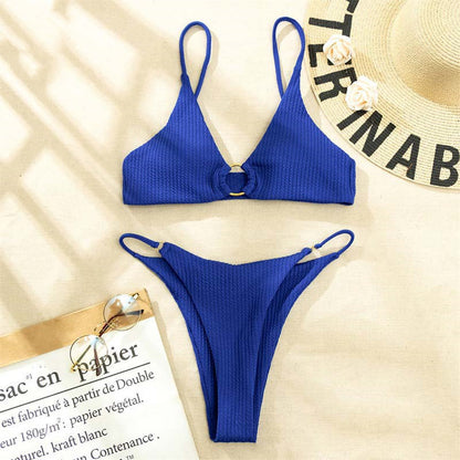 European And American Style Lns Solid Color Swimsuit 22f6f099 118a 4009 809a 5f27072546bb