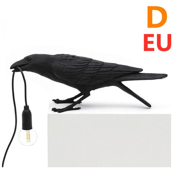 Creative Auspicious Bird Resin Wall Lamp Decoration 230327822610
