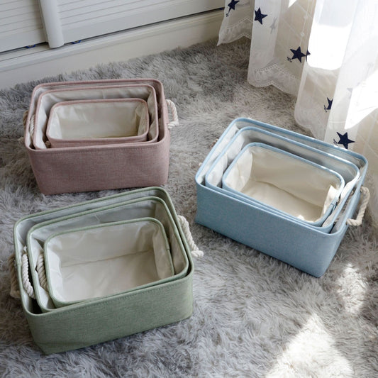 Nordic Japanese fabric storage basket 230355252240