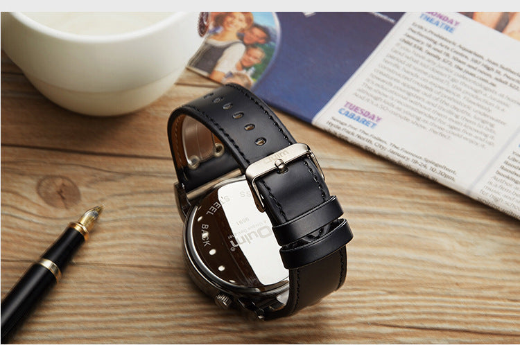 OULM dual time zone quartz watch 23074746357431