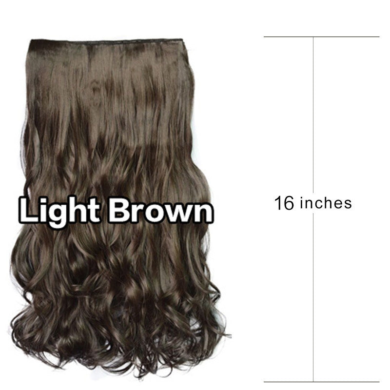 European and American wig female five card wig piece 2315595948956