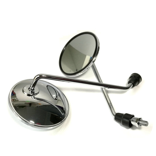 Motorcycle round mirror full metal reflector 2315967761804