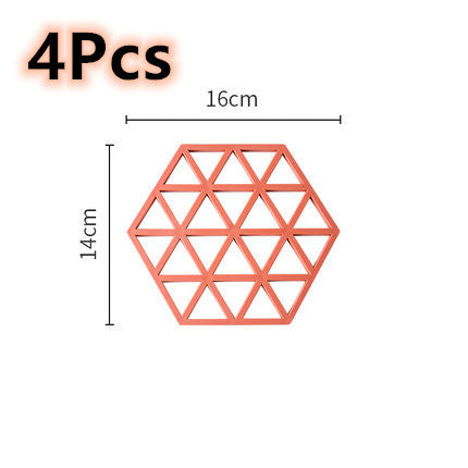 Hexagonal anti-scalding pot coaster 2318906511419